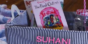 Stripes Basket Baby Girl