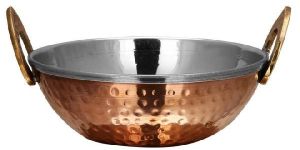 Copper Steel Karahi