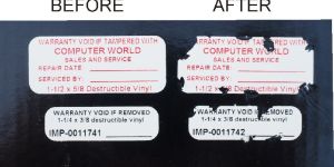 Destructible Stickers