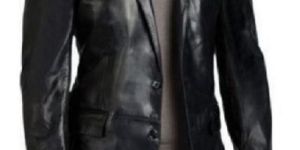Leather Mens Blazer