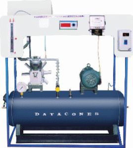 Single Stage Reciprocating Air Compressor Test Rig
