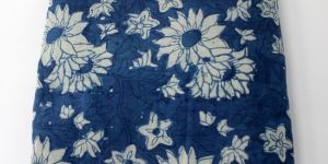 Indigo Block Print Fabric