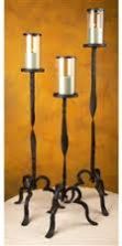 Wrought Iron Candle Holders