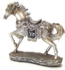 Silver Horse Statue