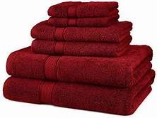 Bpitch Turky Maroon Bath Towel Set