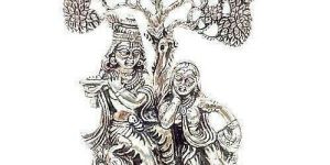 Aluminium Radha Krishna Statue