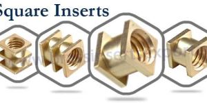 Brass Square Inserts
