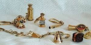 Brass Nautical Keychains