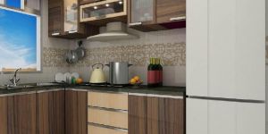L Shape Modular Kitchen