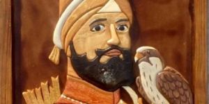 Guru Gobind Singh Ji Wall Wooden Paintings