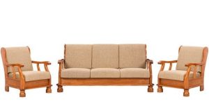 Wooden Sofa Set