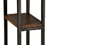 ANTIQUE SALVAGED WOOD SIDE TABLE