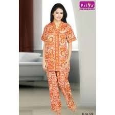 Ladies Cotton Night Suit