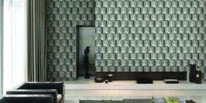 3D Geometric Vinyl Wallpaper