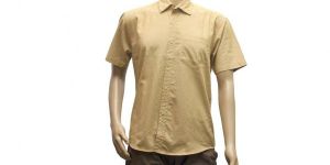 Mens Half Sleeve Plain Shirt