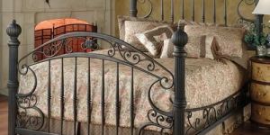 Wrought Iron Double Bed