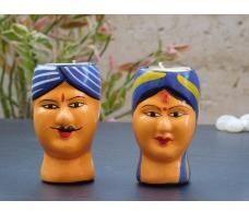 Lovely Wooden Faces Votive Candles for Every Occasions