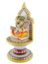 Pagdi Ganesh with Singhasan