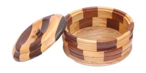 Handcrafted Wooden Chapati Box