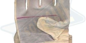 Chrome Canvas Leather Gloves