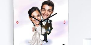 Personalised Bride Clock