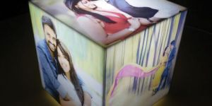 Personalised Cube Lamp