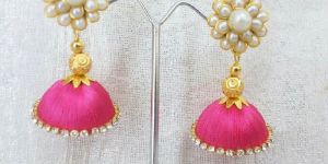 SILK THREAD EARRINGS