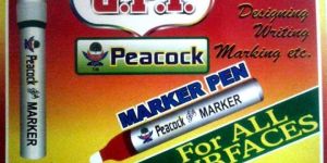 Peacock Big Marker Pen