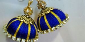 Silk Thread Earring Jhumkas