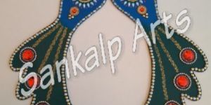Wooden Base Rangoli