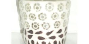 White Ceramic Pen Stand