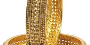 Gold Plated Bangle Set