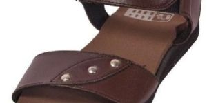 Women Podolite Croma Brown Diabetic and Orthopedic MCP Sandal