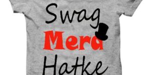 TrendzWinG Grey SWAG T-shirt