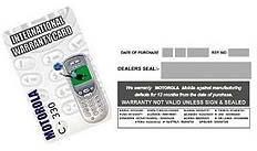 Warranty Cards