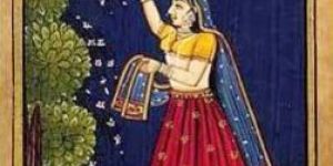 Miniature Old Paper Painting