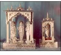 White Metal Handicraft Temple