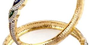 House Alloy Golden Bridal Pair of Bangles