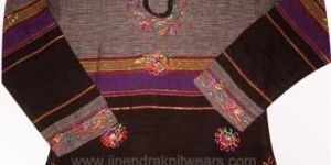 Ladies Kurti (Printed Black)