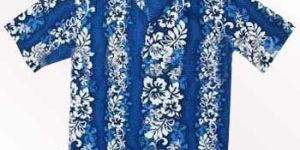 (Printed Blue) Formal Cotton Shirts