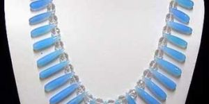 Blue Gemstone Necklace - Jn 01