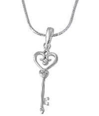 Diamond 92.5 Silver Pendant