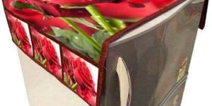 Rose Print Fridge Top Cover