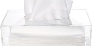 Acrylic Tissue Box Made with Imported Acrylic Material