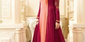 Designer Faux Georgette Latest Anarkali Salwar Suit