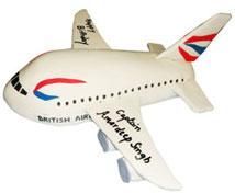 Airplane Shape Fondant Cake