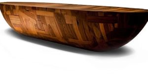 Ketch Teak Wooden Bench