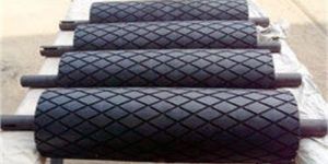 Diamond Grooved Rubber Roller
