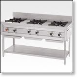 Three Burner Cooking Range
