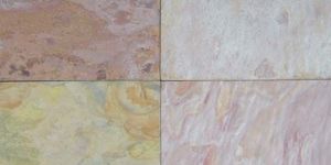 Raja Red Sawn Edges Surface